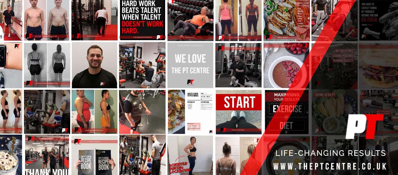 The PT Centre, one of the clients for RLVNCY a Digital Marketing Agency Milton Keynes -