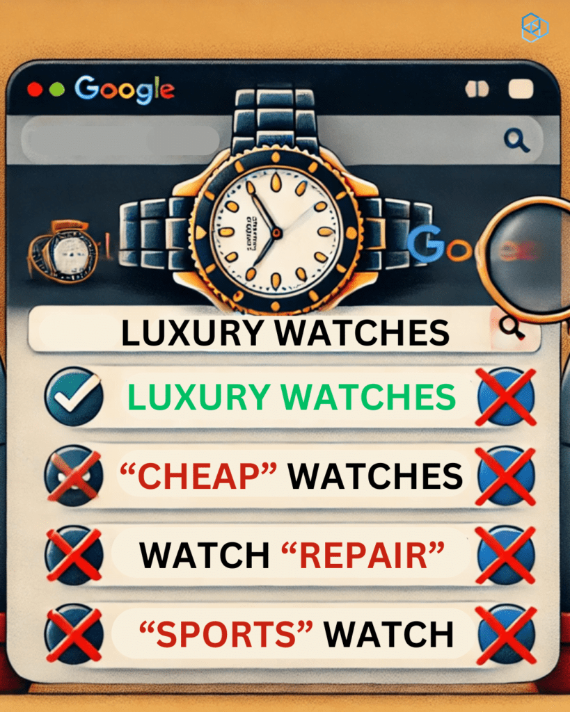 Google Article Negative Keywords Image - RLVNCY digital marketing agency milton keynes